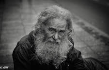 mike wheelton black and white, colour street photography Queen Street Auckland city