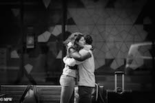mike wheelton black and white, colour street photography Queen Street Auckland city