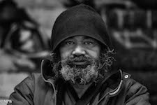 mike wheelton black and white, colour street photography Queen Street Auckland city