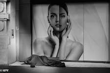 mike wheelton black and white, colour street photography Queen Street Auckland city