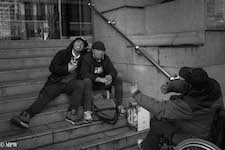 Mike Wheelton. The largest collection of colour, black and white street photography. Taken in and around Queen Street, Auckland city, New Zealand.