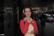 mike wheelton black and white, colour street photography Queen Street Auckland city