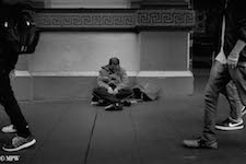 mike wheelton. The largest collection of colour, black and white street photography, in Queen Street, Auckland city, New Zealand