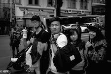 mike wheelton. The largest collection of colour, black and white street photography, in Queen Street, Auckland city, New Zealand