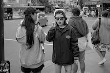 mike wheelton. The largest collection of colour, black and white street photography, in Queen Street, Auckland city, New Zealand.