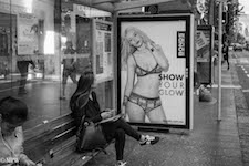 mike wheelton. The largest collection of colour, black and white street photography, in Queen Street, Auckland city, New Zealand.