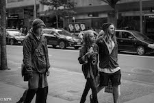 Mike Wheelton. The largest collection of colour, black and white street photography. Taken in and around Queen Street, Auckland city, New Zealand.