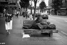 Mike Wheelton. The largest collection of colour, black and white street photography. Taken in and around Queen Street, Auckland city, New Zealand.