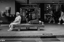 Mike Wheelton. The largest collection of colour, black and white street photography. Taken in and around Queen Street, Auckland city, New Zealand.