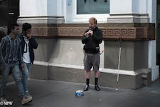 Mike Wheelton. The largest collection of colour, black and white street photography. Taken in and around Queen Street, Auckland city, New Zealand.