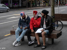 Mike Wheelton. The largest collection of colour, black and white street photography. Taken in and around Queen Street, Auckland city, New Zealand.