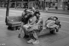 Mike Wheelton. The largest collection of colour, black and white street photography. Taken in and around Queen Street, Auckland city, New Zealand.