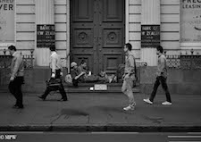 Mike Wheelton. The largest collection of colour, black and white street photography. Taken in and around Queen Street, Auckland city, New Zealand.