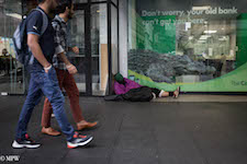 Mike Wheelton. The largest collection of colour, black and white street photography. Taken in and around Queen Street, Auckland city, New Zealand.