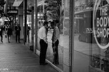 Mike Wheelton. The largest collection of colour, black and white street photography. Taken in and around Queen Street, Auckland city, New Zealand.