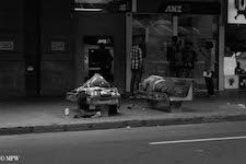 Mike Wheelton. The largest collection of colour, black and white street photography. Taken in and around Queen Street, Auckland city, New Zealand
