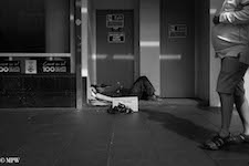 Mike Wheelton. The largest collection of colour, black and white street photography. Taken in and around Queen Street, Auckland city, New Zealand.