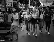 Mike Wheelton photo storyteller. The largest collection of colour, black and white street photography. Taken in and around Queen Street, Auckland city, New Zealand.