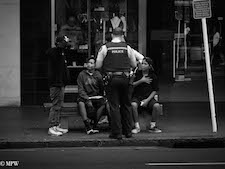 Mike Wheelton photo storyteller. The largest collection of colour, black and white street photography. Taken in and around Queen Street, Auckland city, New Zealand.