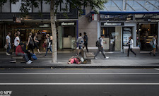 Mike Wheelton photo storyteller. The largest collection of colour, black and white street photography. Taken in and around Queen Street, Auckland city, New Zealand.