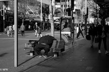 Mike Wheelton photo storyteller. The largest collection of colour, black and white street photography. Taken in and around Queen Street, Auckland city, New Zealand.