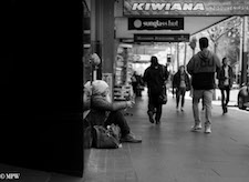 Mike Wheelton photo storyteller. The largest collection of colour, black and white street photography. Taken in and around Queen Street, Auckland city, New Zealand.