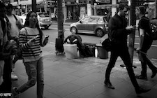 Mike Wheelton photo storyteller. The largest collection of colour, black and white street photography. Taken in and around Queen Street, Auckland city, New Zealand.