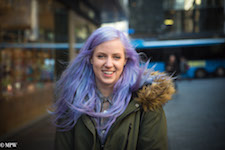 Mike Wheelton street photographer. Colour and black and white. Queen Street, Auckland city, New Zealand.