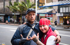 Mike Wheelton street photographer. Colour and black and white. Queen Street, Auckland city, New Zealand.