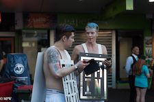 Mike Wheelton photo storyteller. The largest collection of colour, black and white street photography. Taken in and around Queen Street, Auckland city, New Zealand.