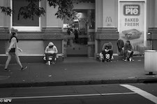 Mike Wheelton photo storyteller. The largest collection of colour, black and white street photography. Taken in and around Queen Street, Auckland city, New Zealand.