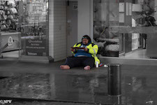 Mike Wheelton street photographer. The largest collection of colour, black and white street photography. Taken in and around Queen Street, Auckland city, New Zealand.