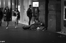 Mike Wheelton street photographer. The largest collection of colour, black and white street photography. Taken in and around Queen Street, Auckland city, New Zealand.
