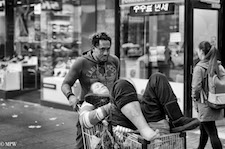 Mike Wheelton street photographer. The largest collection of colour, black and white street photography. Taken in and around Queen Street, Auckland city, New Zealand.