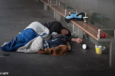 Mike Wheelton street photographer. Colour, black and white street photography. Queen Street, Auckland city, New Zealand.