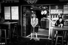 Mike Wheelton street photographer. Colour and black and white. Queen Street, Auckland city, New Zealand