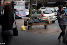 Mike Wheelton street photographer. Colour and black and white. Queen Street, Auckland city, New Zealand.