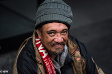 Mike Wheelton street photographer. Colour and black and white. Queen Street, Auckland city, New Zealand.