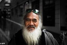 Mike Wheelton street photographer. Colour and black and white. Queen Street, Auckland city, New Zealand.