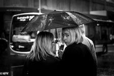 Mike Wheelton street photographer. Colour and black and white. Queen Street, Auckland city, New Zealand.