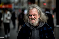 Mike Wheelton street photographer. Colour and black and white. Queen Street, Auckland city, New Zealand.
