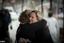 Mike Wheelton street photographer. Colour and black and white. Queen Street, Auckland city, New Zealand.