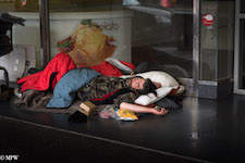 Mike Wheelton street photographer. Colour and black and white. Queen Street, Auckland city, New Zealand.