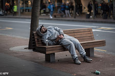 Mike Wheelton street photographer. Colour and black and white. Queen Street, Auckland city, New Zealand.