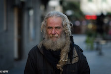 Mike Wheelton street photographer. Colour and black and white. Queen Street, Auckland city, New Zealand.