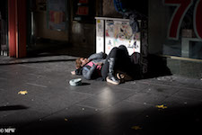 Mike Wheelton street photographer. The largest collection of colour, black and white street photography. Taken in and around Queen Street, Auckland city, New Zealand.

